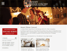 Tablet Screenshot of mozart-dinner-concert-salzburg.com